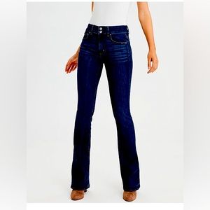 American Eagle AE Flare Leg Artist Crop Jeans